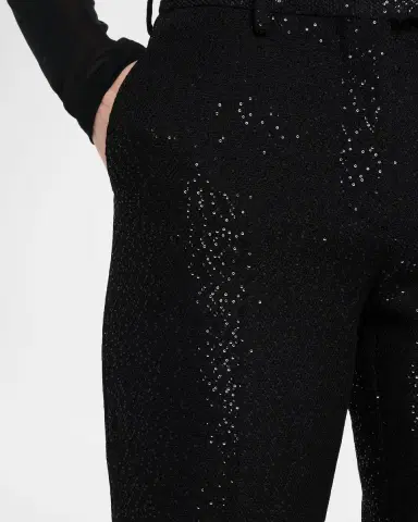 Tom Ford Sequined Crepe Straight-Leg Pants | Thumbnail 5 Tom Ford Sequined Crepe Straight-Leg Pants | Thumbnail 5