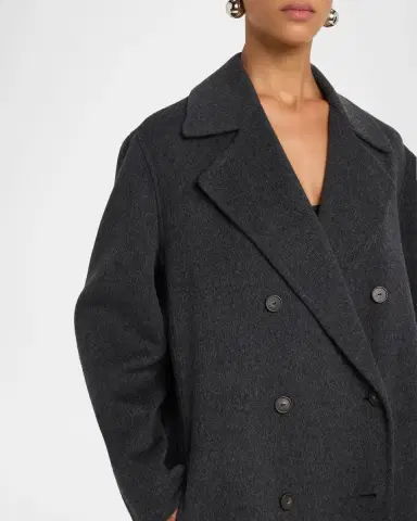 Vince Cashmere-Blend Double-Breasted Coat | Thumbnail 5 Vince Cashmere-Blend Double-Breasted Coat | Thumbnail 5