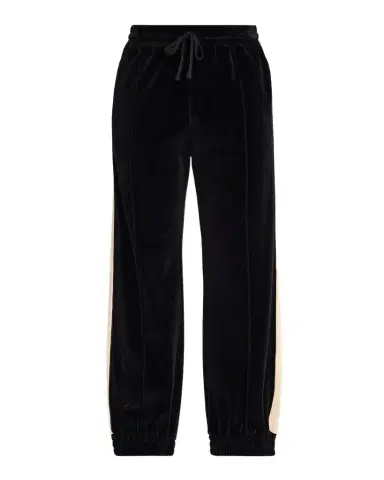 Valentino Garavani Men's Velvet Pintuck Stripe Sweatpants | Thumbnail 1 Valentino Garavani Men's Velvet Pintuck Stripe Sweatpants | Thumbnail 1