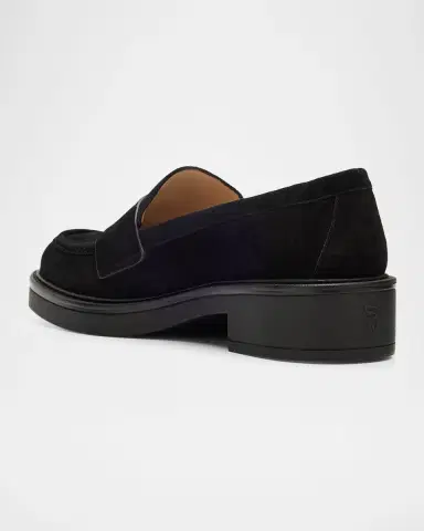 Stuart Weitzman Celia Lite Suede Penny Loafers | Thumbnail 4 Stuart Weitzman Celia Lite Suede Penny Loafers | Thumbnail 4