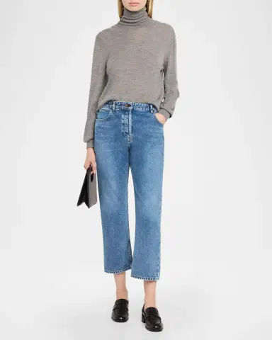 The Row Riaco Slim-Leg Ankle Jeans | Thumbnail 2 The Row Riaco Slim-Leg Ankle Jeans | Thumbnail 2