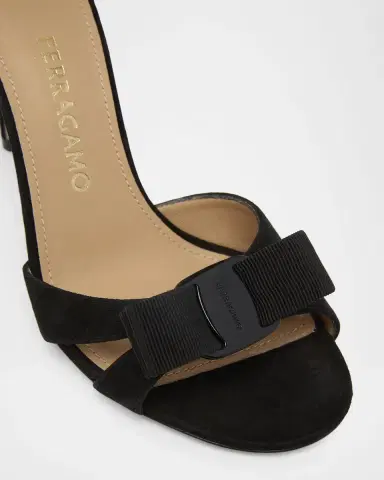 Ferragamo 95mm Roxy Suede Bow Pumps | Thumbnail 3 Ferragamo 95mm Roxy Suede Bow Pumps | Thumbnail 3