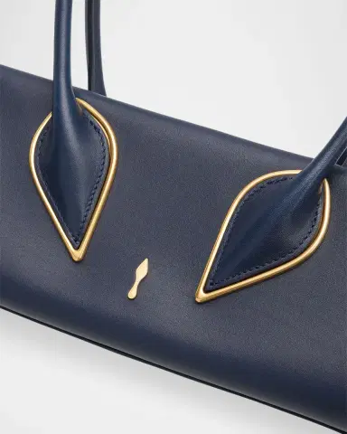 Christian Louboutin Venus Calf Leather Baguette Shoulder Bag | Thumbnail 6 Christian Louboutin Venus Calf Leather Baguette Shoulder Bag | Thumbnail 6