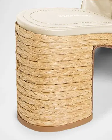 Ferragamo 85mm Douglas Leather Espadrille Platform Sandals | Thumbnail 4 Ferragamo 85mm Douglas Leather Espadrille Platform Sandals | Thumbnail 4