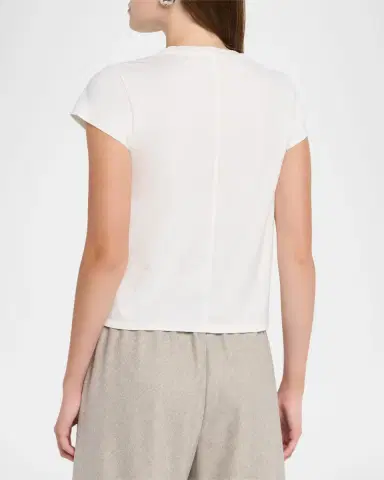 THE ROW Tori Shrunken T-Shirt | Thumbnail 2 THE ROW Tori Shrunken T-Shirt | Thumbnail 2