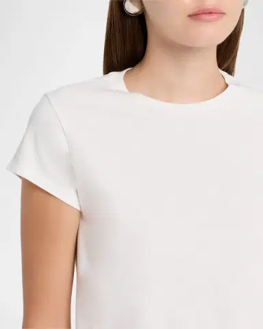 THE ROW Tori Shrunken T-Shirt | Thumbnail 4 THE ROW Tori Shrunken T-Shirt | Thumbnail 4