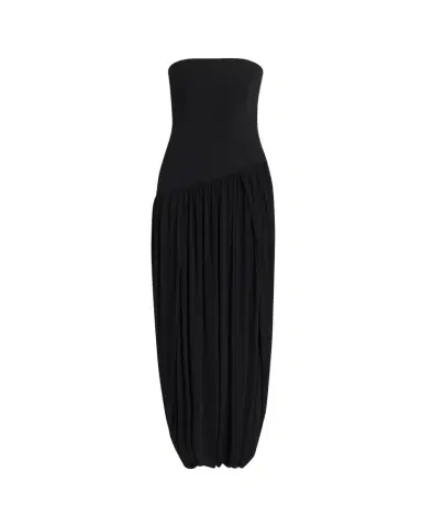 Ferragamo Strapless Drop-Waist Bubble Evening Gown | Thumbnail 1 Ferragamo Strapless Drop-Waist Bubble Evening Gown | Thumbnail 1