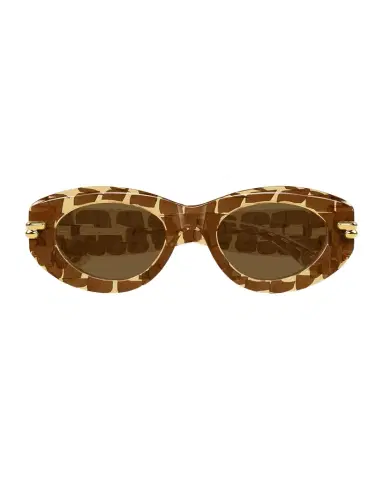 Bottega Veneta Ribbon 55mm Acetate Oval Sunglasses | Thumbnail 1 Bottega Veneta Ribbon 55mm Acetate Oval Sunglasses | Thumbnail 1