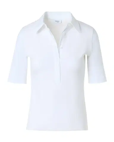 Akris punto Mixed-Media Short-Sleeve Polo Shirt | Thumbnail 1 Akris punto Mixed-Media Short-Sleeve Polo Shirt | Thumbnail 1
