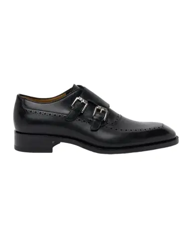 Christian Louboutin Men's Sartok Leather Double-Monk Strap Loafers | Thumbnail 1 Christian Louboutin Men's Sartok Leather Double-Monk Strap Loafers | Thumbnail 1