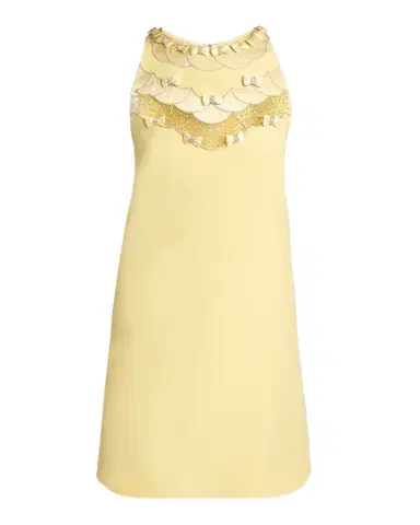 Valentino Garavani Sleeveless Embroidered Mini Shift Dress | Thumbnail 1 Valentino Garavani Sleeveless Embroidered Mini Shift Dress | Thumbnail 1