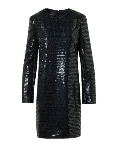 Akris Corded Sequin Short Cocktail Dress | Thumbnail 1 Akris Corded Sequin Short Cocktail Dress | Thumbnail 1