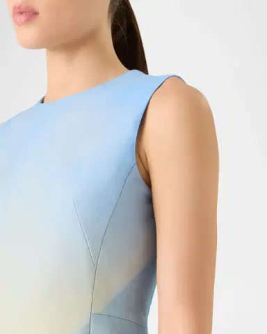 Akris Sunbeam Print Silk Sleeveless Dress | Thumbnail 5 Akris Sunbeam Print Silk Sleeveless Dress | Thumbnail 5