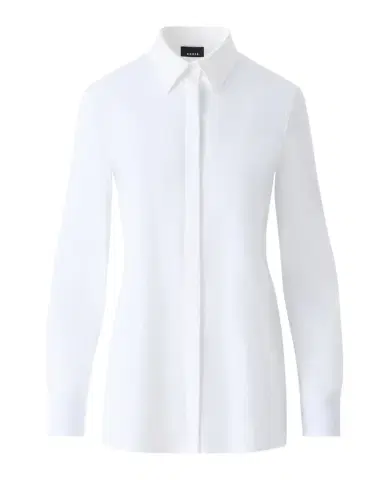 Akris Contrast-Cuff Cotton Poplin Button-Down Shirt | Thumbnail 1 Akris Contrast-Cuff Cotton Poplin Button-Down Shirt | Thumbnail 1