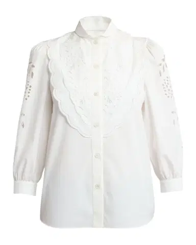 Valentino Garavani Broderie Anglaise Poplin Button-Down Shirt | Thumbnail 1 Valentino Garavani Broderie Anglaise Poplin Button-Down Shirt | Thumbnail 1