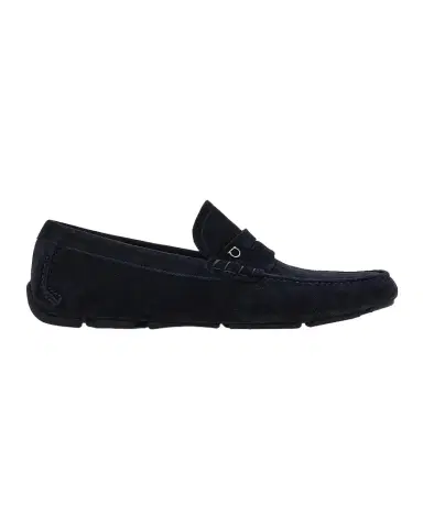 Ferragamo Men 's Petite-Gancini Suede Driving Loafers | Thumbnail 1 Ferragamo Men 's Petite-Gancini Suede Driving Loafers | Thumbnail 1