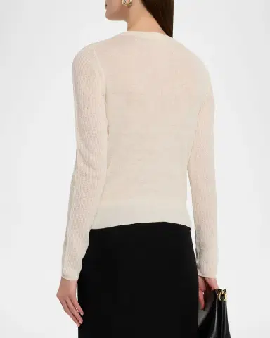 Burberry Constance Wool-Blend Crewneck Sweater | Thumbnail 3 Burberry Constance Wool-Blend Crewneck Sweater | Thumbnail 3