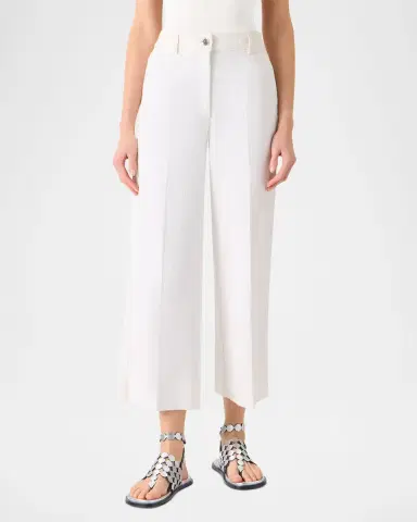 Akris punto Chiara Stretch Denim Wide-Leg Crop Pants | Thumbnail 3 Akris punto Chiara Stretch Denim Wide-Leg Crop Pants | Thumbnail 3