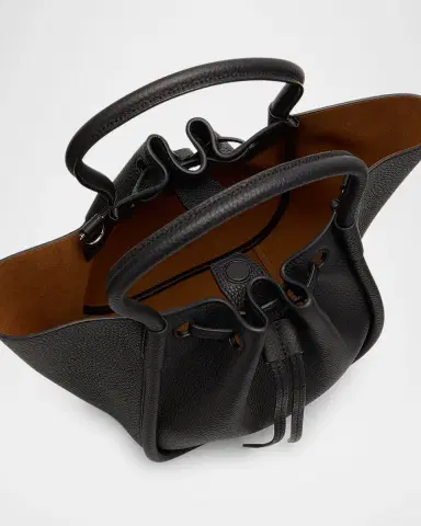 Proenza Schouler Small Ruched Leather Tote Bag | Thumbnail 3 Proenza Schouler Small Ruched Leather Tote Bag | Thumbnail 3
