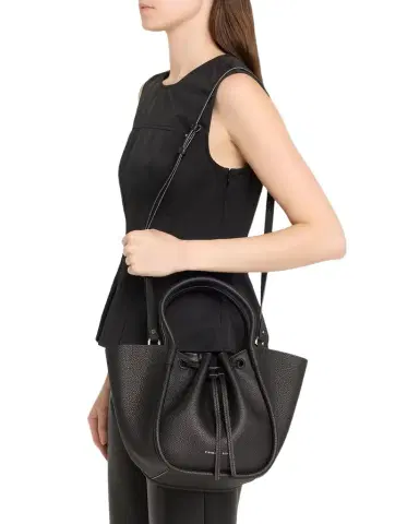 Proenza Schouler Small Ruched Leather Tote Bag | Thumbnail 1 Proenza Schouler Small Ruched Leather Tote Bag | Thumbnail 1