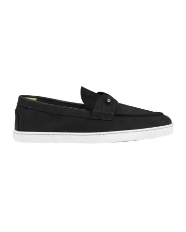Christian Louboutin Men's Chambeliboat Nubuck Boat Shoes | Thumbnail 1 Christian Louboutin Men's Chambeliboat Nubuck Boat Shoes | Thumbnail 1