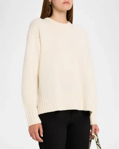 Guest in Residence Cozy Cashmere Crewneck Sweater | Thumbnail 4 Guest in Residence Cozy Cashmere Crewneck Sweater | Thumbnail 4