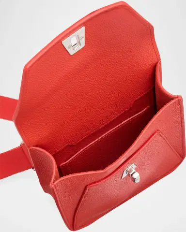 Akris Anouk Mini Leather Messenger Bag | Thumbnail 3 Akris Anouk Mini Leather Messenger Bag | Thumbnail 3