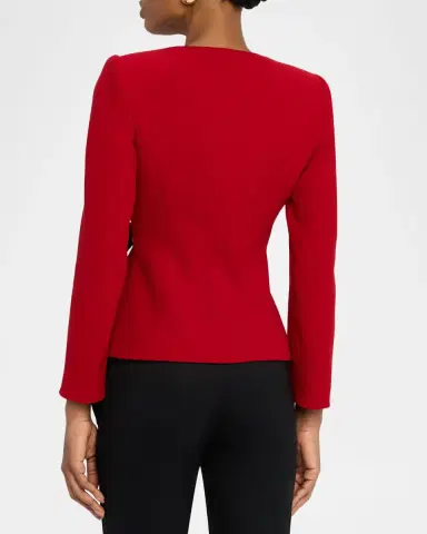 Valentino Garavani Bow Wrap Blazer Jacket | Thumbnail 3 Valentino Garavani Bow Wrap Blazer Jacket | Thumbnail 3