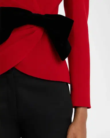 Valentino Garavani Bow Wrap Blazer Jacket | Thumbnail 5 Valentino Garavani Bow Wrap Blazer Jacket | Thumbnail 5