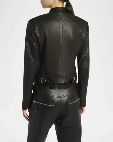 Tom Ford Leather Moto Jacket | Thumbnail 3 Tom Ford Leather Moto Jacket | Thumbnail 3