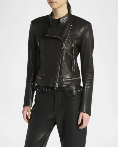 Tom Ford Leather Moto Jacket | Thumbnail 4 Tom Ford Leather Moto Jacket | Thumbnail 4