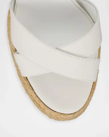 Christian Louboutin 70mm Calakala Leather Crisscross Espadrille Sandals | Thumbnail 2 Christian Louboutin 70mm Calakala Leather Crisscross Espadrille Sandals | Thumbnail 2