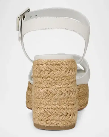 Christian Louboutin 70mm Calakala Leather Crisscross Espadrille Sandals | Thumbnail 4 Christian Louboutin 70mm Calakala Leather Crisscross Espadrille Sandals | Thumbnail 4