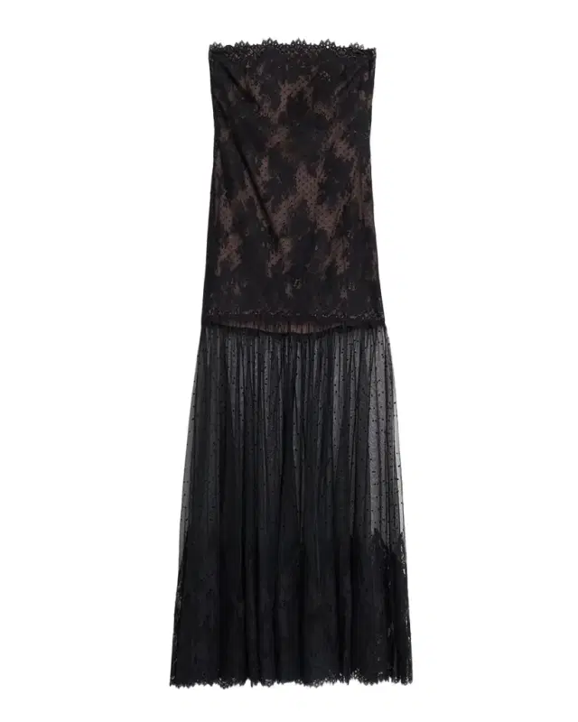 Vespera Strapless Lace Dress Vespera Strapless Lace Dress