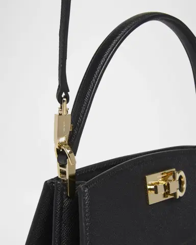 Ferragamo The New Studio Small Box Leather Top-Handle Bag | Thumbnail 4 Ferragamo The New Studio Small Box Leather Top-Handle Bag | Thumbnail 4