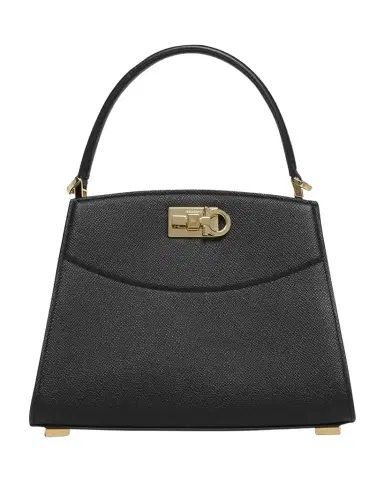 Ferragamo The New Studio Small Box Leather Top-Handle Bag | Thumbnail 1 Ferragamo The New Studio Small Box Leather Top-Handle Bag | Thumbnail 1