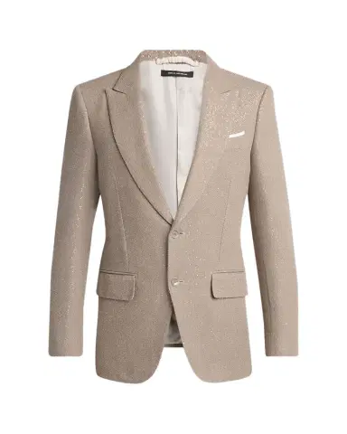 Tom Ford Men's Sequin Boucle Peak Lapel Sport Coat | Thumbnail 1 Tom Ford Men's Sequin Boucle Peak Lapel Sport Coat | Thumbnail 1