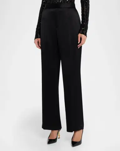 Polo Ralph Lauren Satin Relaxed Straight Pant | Thumbnail 3 Polo Ralph Lauren Satin Relaxed Straight Pant | Thumbnail 3
