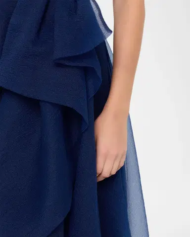Theia Teresa Draped Strapless Gown | Thumbnail 5 Theia Teresa Draped Strapless Gown | Thumbnail 5