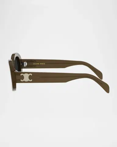 CELINE Triomphe 52mm Oval Sunglasses | Thumbnail 4 CELINE Triomphe 52mm Oval Sunglasses | Thumbnail 4
