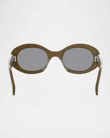 CELINE Triomphe 52mm Oval Sunglasses | Thumbnail 5 CELINE Triomphe 52mm Oval Sunglasses | Thumbnail 5