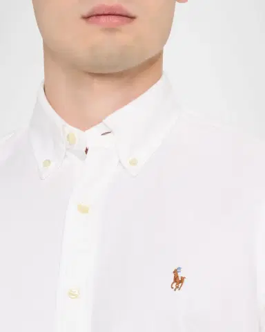 Polo Ralph Lauren Men's Classic-Fit Oxford Button-Down Shirt | Thumbnail 5 Polo Ralph Lauren Men's Classic-Fit Oxford Button-Down Shirt | Thumbnail 5
