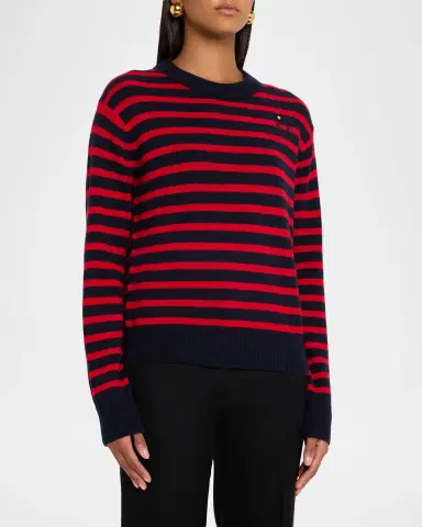 Marc Jacobs Joy Striped Crewneck Sweater | Thumbnail 4 Marc Jacobs Joy Striped Crewneck Sweater | Thumbnail 4