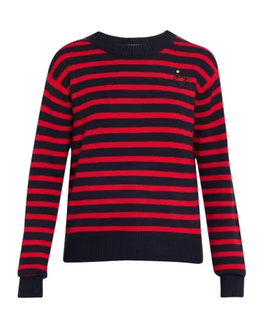 Marc Jacobs Joy Striped Crewneck Sweater | Thumbnail 1 Marc Jacobs Joy Striped Crewneck Sweater | Thumbnail 1