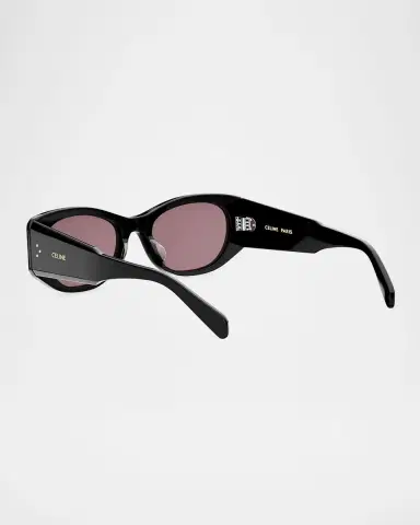 CELINE Celine 3 Dots Acetate Rectangular Sunglasses | Thumbnail 2 CELINE Celine 3 Dots Acetate Rectangular Sunglasses | Thumbnail 2
