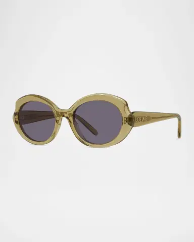 Loewe Mini Oval Slim Sunglasses | Thumbnail 3 Loewe Mini Oval Slim Sunglasses | Thumbnail 3