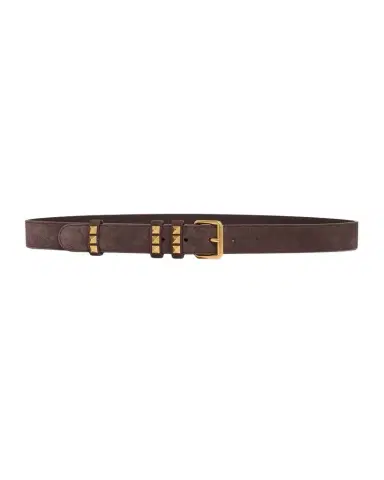 Valentino Garavani Rockstud Suede Belt, 30mm | Thumbnail 1 Valentino Garavani Rockstud Suede Belt, 30mm | Thumbnail 1