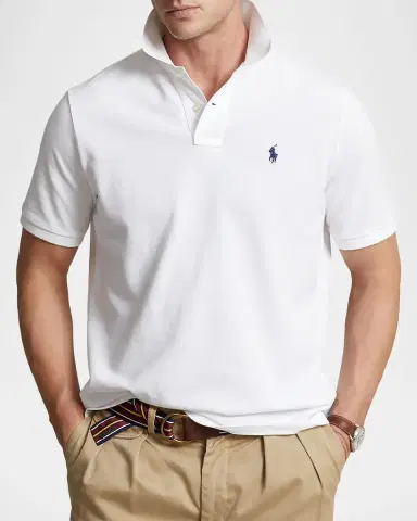 Polo Ralph Lauren Men's Classic Fit Mesh Polo Shirt | Thumbnail 4 Polo Ralph Lauren Men's Classic Fit Mesh Polo Shirt | Thumbnail 4