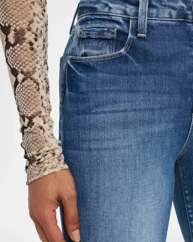 L 'AGENCE Kendra High Rise Crop Flare Jeans | Thumbnail 5 L 'AGENCE Kendra High Rise Crop Flare Jeans | Thumbnail 5