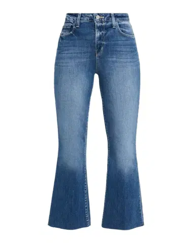 L 'AGENCE Kendra High Rise Crop Flare Jeans | Thumbnail 1 L 'AGENCE Kendra High Rise Crop Flare Jeans | Thumbnail 1